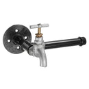 Industrial Iron Pipe Toilet Paper Tissue Roll Holder Faucet Style Rustic Wall Mounted Paper Holder