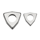 Drillpro 10pcs MW0603/MW0804 Carbide Insert Shim Seats Accessories for WNMG06 Insert Turning Tool