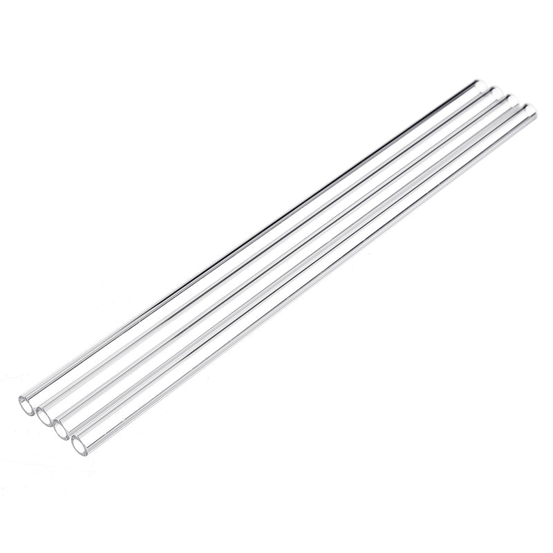4Pcs 250mm OD 7mm 1.5mm Thick Wall Borosilicate Glass Blowing Tubes