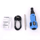Dual Use Manual Electric Screwdriver LED Light USB Charging Multifunctional Mini Cordless Screwdriver with Double Ended