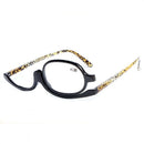 Rotating Makeup Glasses Magnifying Glasses Cosmetic Folding Eyeglasses Tools Kit