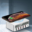 Bakeey 100W PD QC3.0 Multi-Port LCD Digital Display Fast Charging Wireless USB Charger Adapter For iPhone 8Plus 11 Pro Huawei P30 Pro Mate 30 5G Xiaomi Mi9 9Pro 5G
