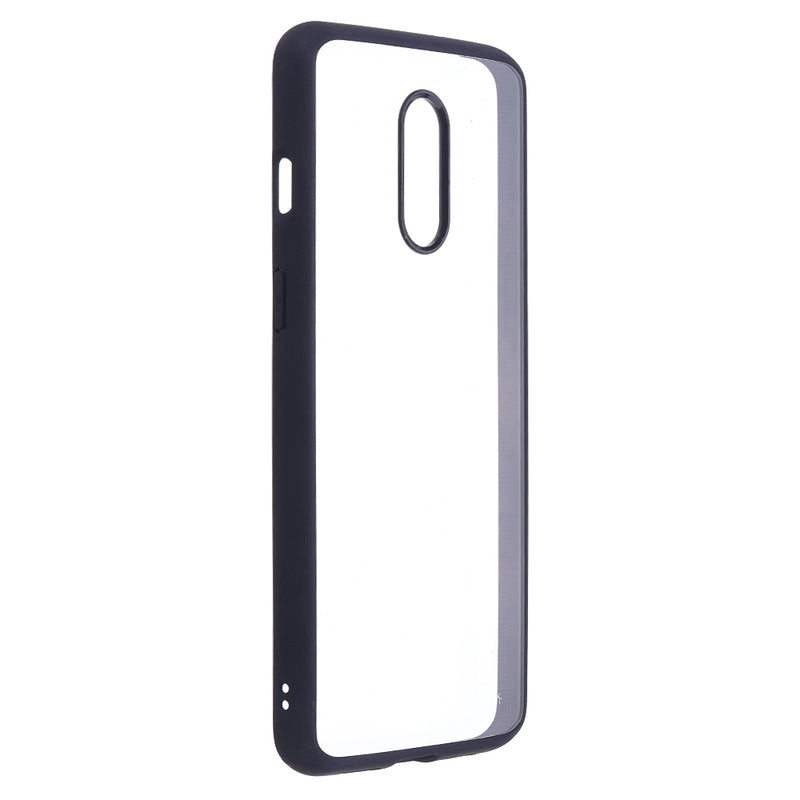 IPAKY Armor Transparent Shockproof PC+Soft TPU Edge Shell Protective Case for Oneplus 7