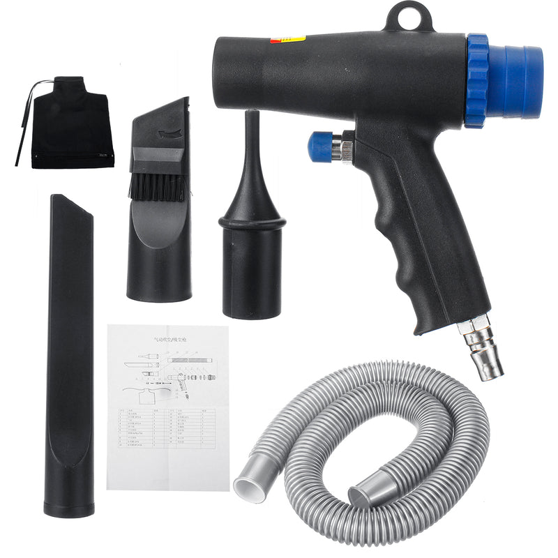 2 In 1 Air Vacuum Blow G un Pneumatic Blower Sustion Machine Cleaning Tool Kit