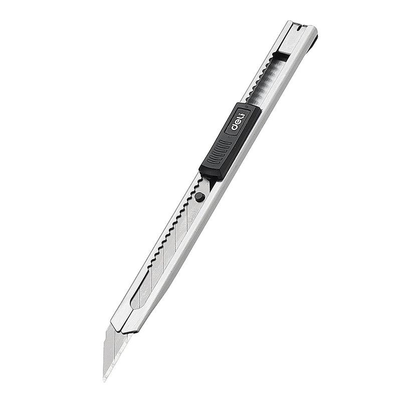 Deli 2034 Small Utility Cutter Metal Paper Cutter 30 carving Blade Hand Craft Paper Leather Cloth Cutter Art Work Cutting tools