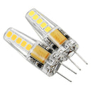 G4 2W 2835 Dimmable 10 LEDs Warm White  White LED Decorative Light Bulb AC12V