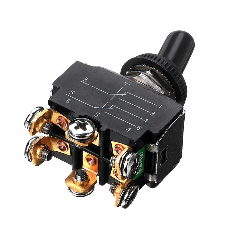 KEDU HY29D 250V DPDT On-On 6 Screw Toggle Switch For Electrical Appliances