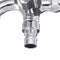 Wall Mount Single Cold Washing Machine Faucet 1/2'' Double Spouts 2 Handles Water Tap Garden Faucet Bathroom Bibcock Tap