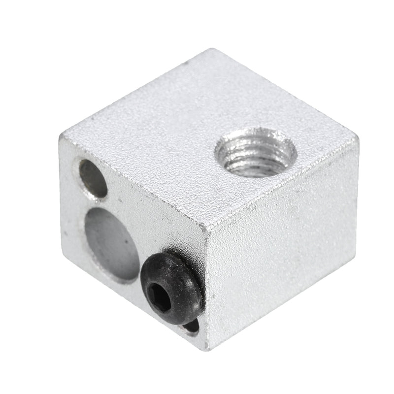 BP6 Sliver Aluminum Heating Block M6 Screw Thread for 3D Printer