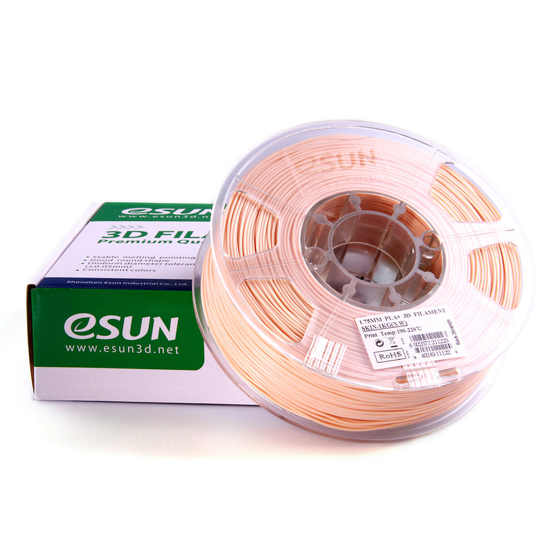 eSUN 1.75mm 1KG/Spool(2.2lb) Upgraded PLA+ Filament for 3D Printer RepRap