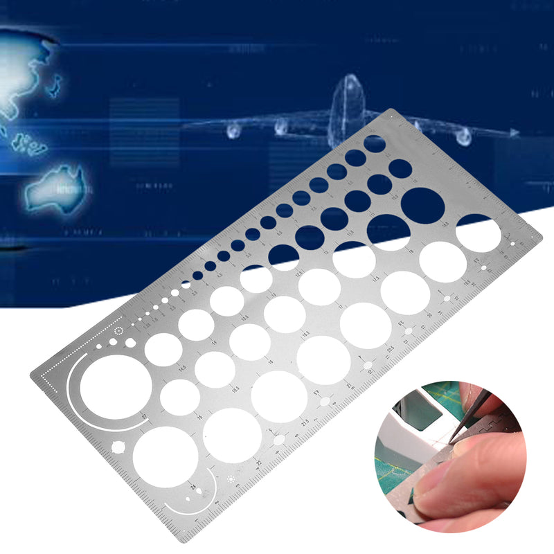 200x90mm Number Shape Metal Masking Sheet Cover Paper Cutting Template Modeling Tool