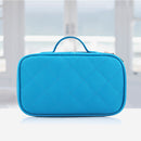4 Colors Double Layers Cosmetic Bag Women Makeup Case Organizer Toiletry Storage