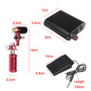 Rotary Tattoo Needles Machine Beginner Complete Motor Kit Power Supply 110V
