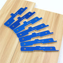 Drillpro 7Pcs Soft Aluminum Precision Router Table Set Up Bars Set 1/8 to 1/2 Inch for Table Saw Router Table Shapers Woodworking Tool