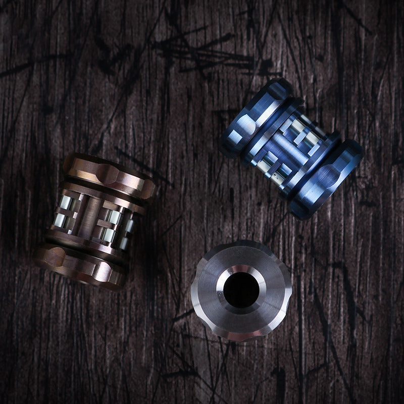 1Pcs DIY Tritium Vials Titanium Ring For Self-Luminous 15 year Tritium tube Pendant Necklace Jewelry Pendant