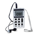 Mini Pocket FM AM 2 Band Digital LCD Stereo Radio with Earphone