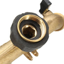 4 Way Brass 3/4" Tap Connector Splitter AU Standard Hose Pipe Switcher Nozzle