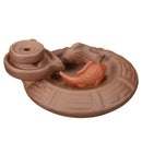 Ceramic Backflow Incense Cone Burner Incense Stick Coil Holder Fragrant Censer Decor