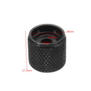 4 Pcs Black Chrome 6mm Guitar Knobs Tone Volume for Electric Guitar Bass