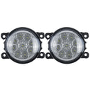 Pair Car Front LED Fog Lights Lamps with H11 Bulbs White For Land Rover Discovery 4 Range Rover Sport L322