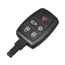 5 Button Remote Car Key Case/Bag Fob Shell Replacement Keyless for Volvo C30 C70 S40 V50