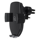 USAMS Intelligent Automatical Lock 10W Qi Wireless Fast Charge Car Mount Air Vent Holder for Mobile Phone