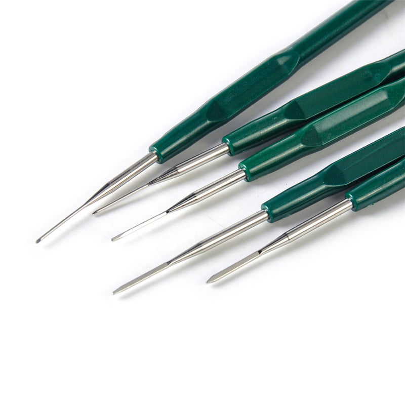 5pcs Car Cable Wire Terminal Socket Plug Pin Removal Dismount Repair Tool