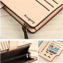 New Fashion Baellerry Women High Quality PU Leather Long Wallet Handbag Card Holder Coin Purse