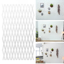 Anticorrosive Wood Pull Net Flower Frame Grid Vine Frame Wall Decorations Wall Hanging Telescopic Wooden Fence Pull Net