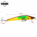 SeaKnight SK016 1PC 10g 95mm 0-0.4m Depth Minnow Fishing Lure Floating Wobblers Hard Bait
