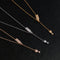 Trendy Pendant Necklace Elegant Chain Beer Wineglass Neclacke Cold Silver Jewelry for Women