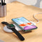 USAMS US-CD119 Double Coils 10W Qi Wireless Charger Phone Charger Earphone Charger Watch Charger for Qi-enabled Smart Phones Apple AirPods Pro Apple Watch Series 1 2 3 4 5