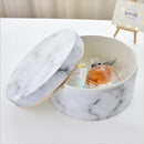 3Pcs Florist Hat Boxes Mini Artificial Dried Flower Bouquet Plant Box Decorations Gift Round
