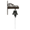 Vintage Rustic Solid Metal Cast Iron Hanging Wall Mounted Welcome Home Doorbell