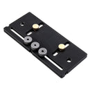 Aluminum Alloy Adjustable Metric Cabinet Hardware Jig 4mm Cabinet Door Knob Handle Install Drill Guide Template Jig