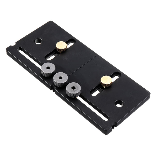 Aluminum Alloy Adjustable Metric Cabinet Hardware Jig 4mm Cabinet Door Knob Handle Install Drill Guide Template Jig