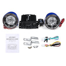 12V Motorcycle Audio Speaker Sound System with LCD Display SD USB MP3 FM Radio