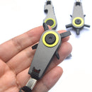 Outdooors Mini Rotatable Keys Buckle Hang Quickdraw Key Chain EDC Keychain Bottle Opener Screwdriver