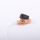 Walkie-talkie Earphone High-grade Double Line Khaki Long PTT Button Air Duct headset K Connector