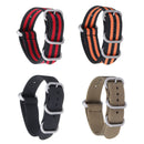 KALOAD 18/20/22/24mm Multicolor Durable Smart Watch Band Military Nylon Bracelet Strap Replacement