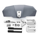 Motorcycle Adjustable Clip On Windshield Screen Extension Spoiler Wind Deflector Universal