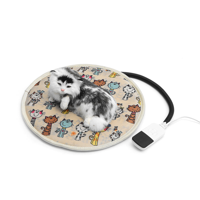 220V Electric Pet Heating Pad Puppy Heated Mat Blanket Dog Cat Whelping Bed Mat