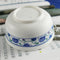 Simulation Large Bowl Chinese Food with Porcelain Spoon Key Chain Home Decoration