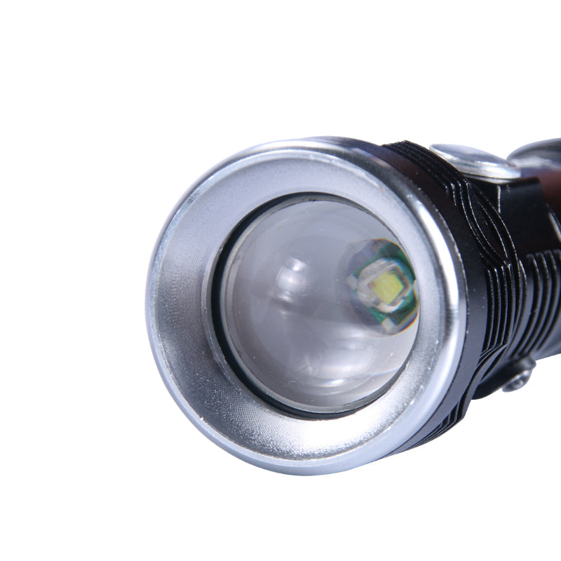 SKYWOLFEYE 16340 Battery Flashlight 4 Modes 300 Lumens LED Work Light USB Rechargeable Emergency Lantern UV Violet Light