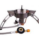 BRS-11 High Altitude Windproof Gas Stove Portable Camping Picnic Burner Cooker 1940W