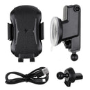 10W Wireless Car Phone Charger 360 Rotation Sensing Distance Up To 8mm