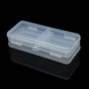 Multifunctional Transparent Plastic Fishing Tackle Box Fishing Lure Hooks Storage Box