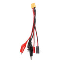 RC Charging Cable Set XT60 Plug to 4mm Banana Plug Cable Crocodile Clip DC Wire for IMAX B6 B6AC Charger
