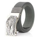ENNIU 125cm Men Nylon Vintage Belt Automatic Buckle Quick Release Tactical Belts Leisure Waistband