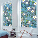2M*45cm Window Film Privacy Static Cling Stained Glass Sticker Home Office Decor